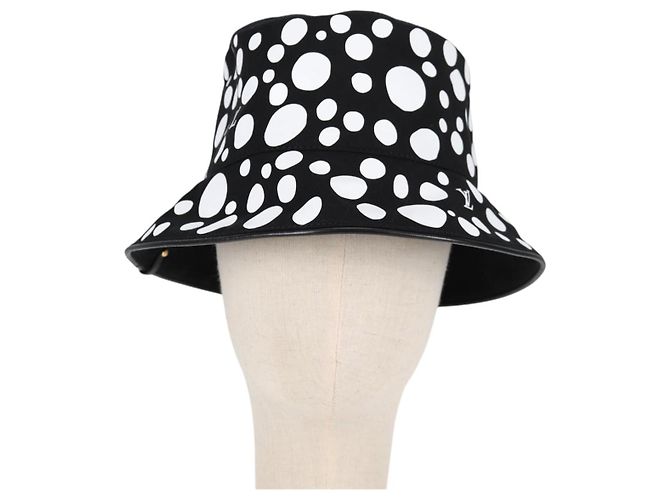 LOUIS VUITTON Cappello Infinity Reversibile LVxYK Nero M7072S Auth 138968SAM - vista 13