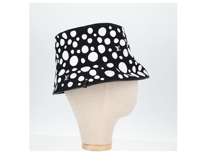 LOUIS VUITTON Cappello Infinity Reversibile LVxYK Nero M7072S Auth 138968SAM - vista 4