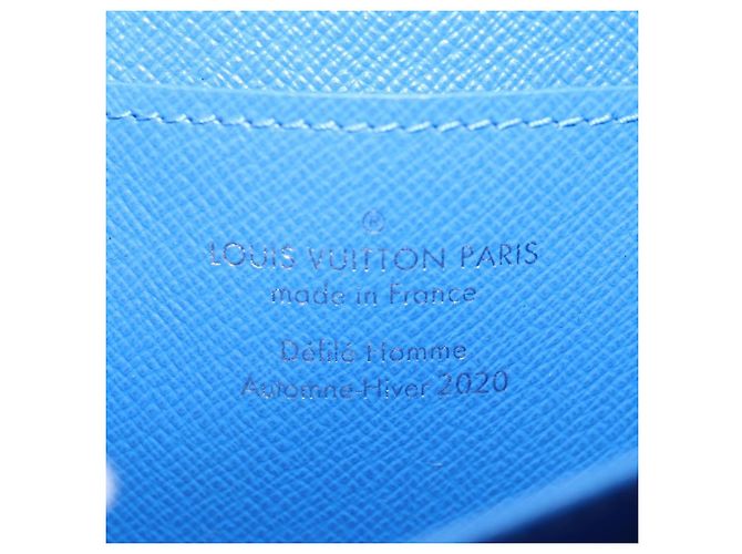 LOUIS VUITTON Collana Trunk Monogram Clouds Portafoglio Blu M45440 Auth hk2959SAM - vista 19