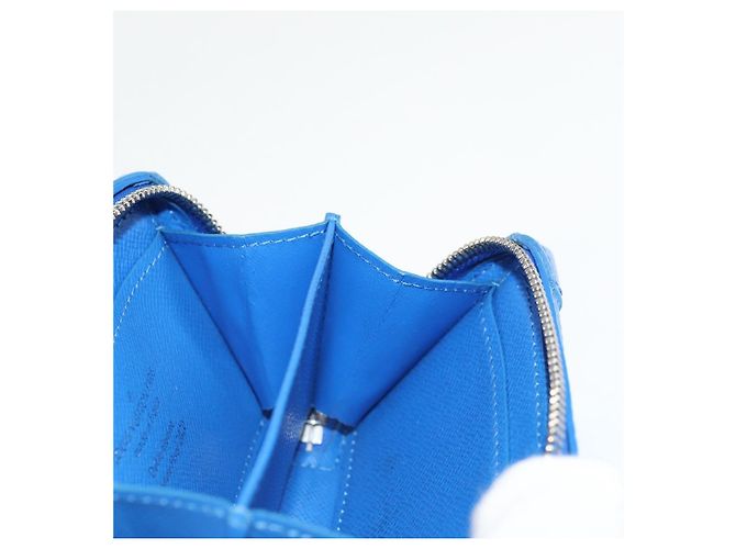 LOUIS VUITTON Collana Trunk Monogram Clouds Portafoglio Blu M45440 Auth hk2959SAM - vista 21
