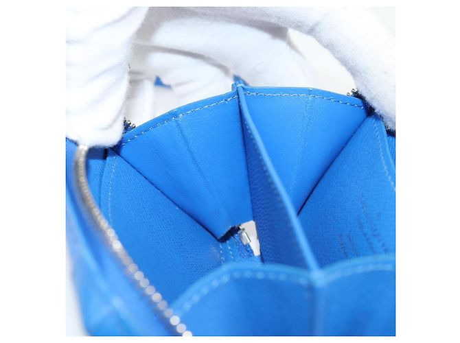LOUIS VUITTON Collana Trunk Monogram Clouds Portafoglio Blu M45440 Auth hk2959SAM - vista 22