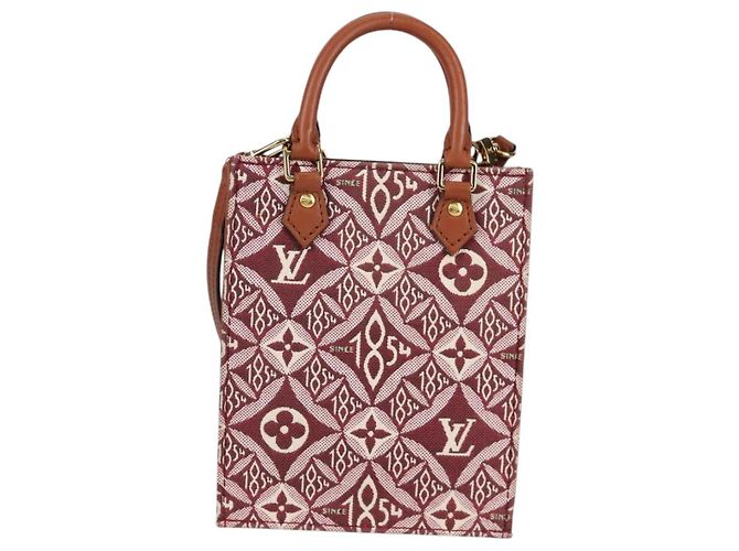 LOUIS VUITTON Monogram Jaguar Petit Sac Plat 2way M69846 Auth LV hk2898SAM Bordò Monogramma - vista 13