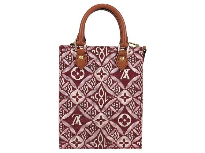LOUIS VUITTON Monogram Jaguar Petit Sac Plat 2way M69846 Auth LV hk2898SAM Bordò Monogramma - vista 2