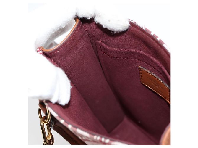 LOUIS VUITTON Monogram Jaguar Petit Sac Plat 2way M69846 Auth LV hk2898SAM Bordò Monogramma - vista 20