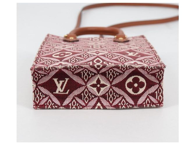 LOUIS VUITTON Monogram Jaguar Petit Sac Plat 2way M69846 Auth LV hk2898SAM Bordò Monogramma - vista 5