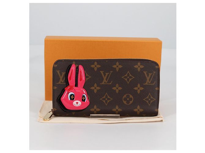LOUIS VUITTON Monogram Sun Yitian Cartera Zippy Long Wallet M83689 Auth 140385SAM Monograma - vista 12