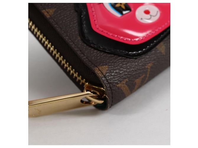 LOUIS VUITTON Monogram Sun Yitian Cartera Zippy Long Wallet M83689 Auth 140385SAM Monograma - vista 14