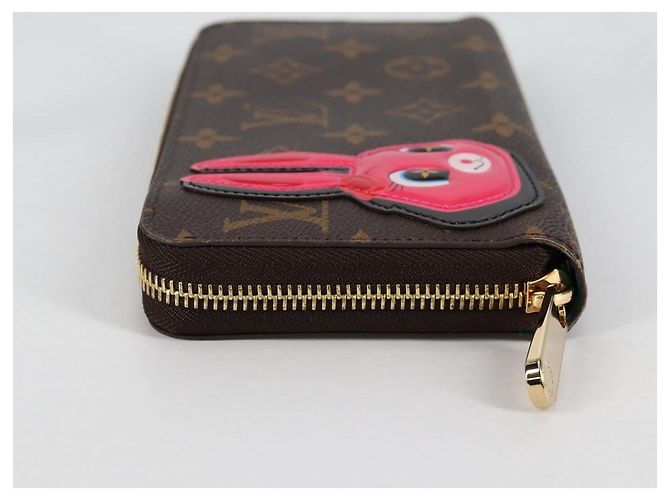 LOUIS VUITTON Monogram Sun Yitian Cartera Zippy Long Wallet M83689 Auth 140385SAM Monograma - vista 3