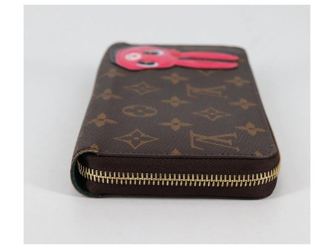 LOUIS VUITTON Monogram Sun Yitian Cartera Zippy Long Wallet M83689 Auth 140385SAM Monograma - vista 4
