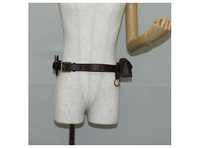 LOUIS VUITTON Ceinture Monogram Daily Multi Poche M0236 LV Auth gh628SAM Monogramme - vue 23