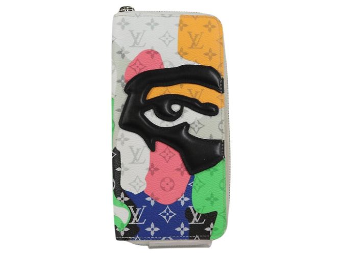 Portafoglio Verticale Zippy Monogramma LV Portrait LOUIS VUITTON M82590 Auth LV 127987SM Multicolore - vista 13