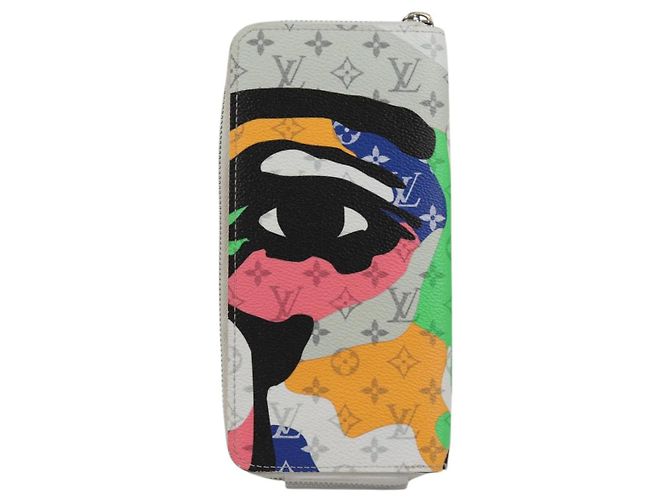 Portafoglio Verticale Zippy Monogramma LV Portrait LOUIS VUITTON M82590 Auth LV 127987SM Multicolore - vista 2