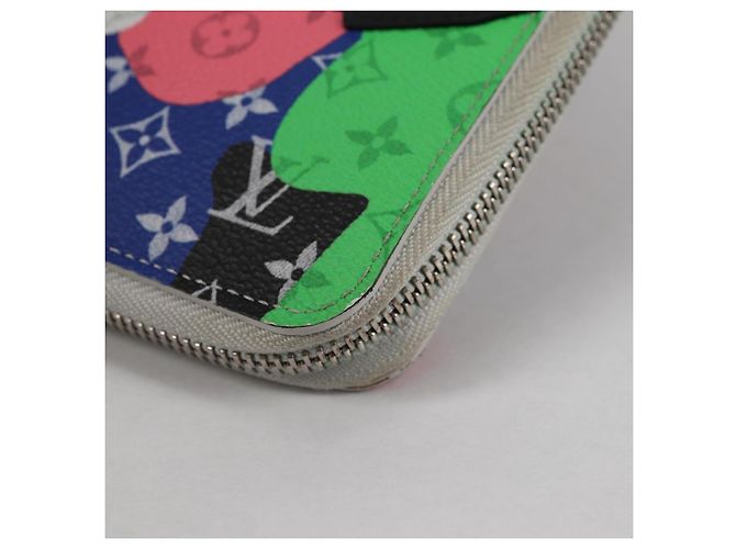 Portafoglio Verticale Zippy Monogramma LV Portrait LOUIS VUITTON M82590 Auth LV 127987SM Multicolore - vista 7