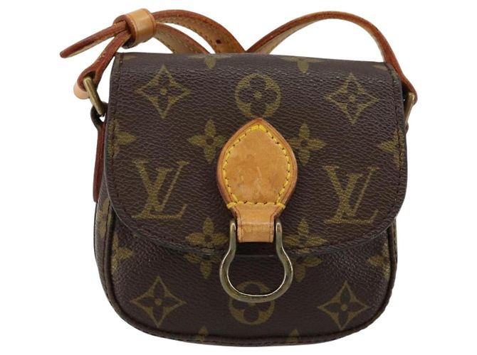 LOUIS VUITTON Borsa a Spalla Monogram Bebe Monogram Saint Cloud M51245 Auth 145397 Monogramma - vista 2