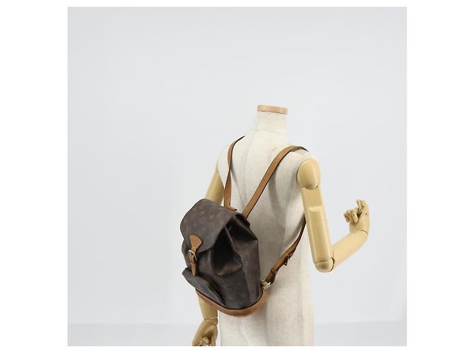 LOUIS VUITTON Monogram Montsouris MM Rucksack M51136 LV Auth 146740A Monogramm - Ansicht 26