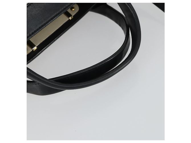 Chloé Chloe Alice Handtasche Leder 2-Wege Weiß Gold Auth 162157A Golden - Ansicht 8