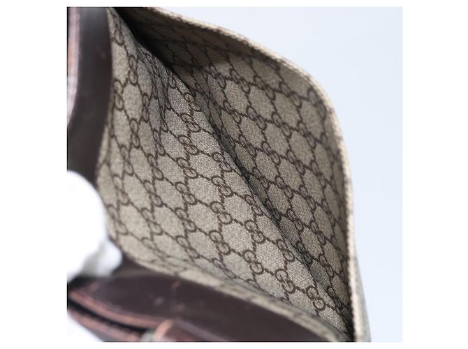 Borsa a Spalla GG Canvas Gucci Beige 27639 Auth SW2066A - vista 22
