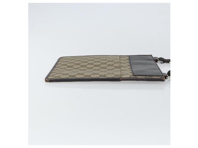 Borsa a Spalla GG Canvas Gucci Beige 27639 Auth SW2066A - vista 3
