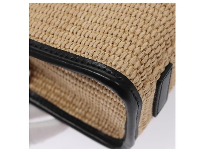 Borsa a Mano VERSACE Raffia 2way Beige Auth EC393V - vista 17