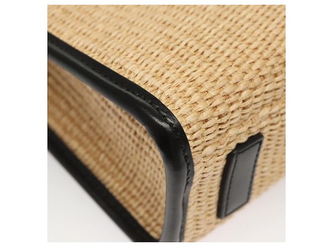 Borsa a Mano VERSACE Raffia 2way Beige Auth EC391V - vista 15