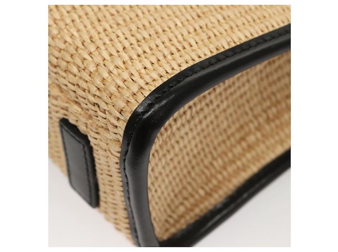 Borsa a Mano VERSACE Raffia 2way Beige Auth EC391V - vista 16