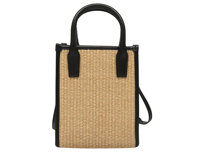 Borsa a Mano VERSACE Raffia 2way Beige Auth EC391V - vista 2