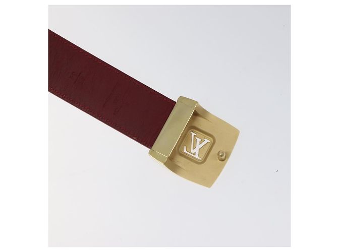 LOUIS VUITTON Multicolor Care Gürtel 37,8"" Weiß M9682 LV Auth 118241A - Ansicht 9