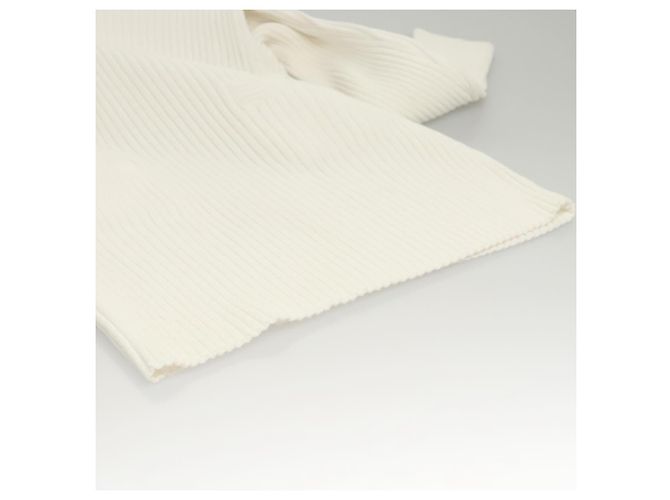 CHANEL Macacão de Malha Branco CC Auth BA1351M - vista 10