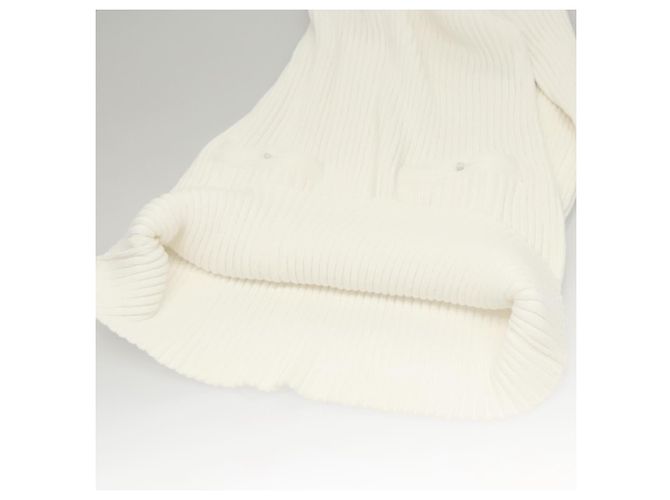 CHANEL Macacão de Malha Branco CC Auth BA1351M - vista 15