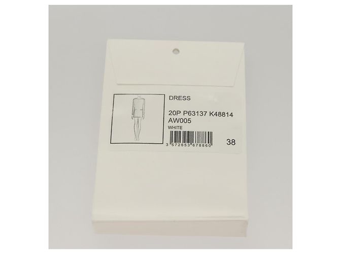 CHANEL Macacão de Malha Branco CC Auth BA1351M - vista 19