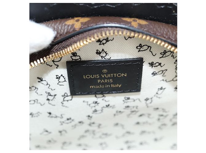 LOUIS VUITTON Epi Monogram Katze Gesicht Pochette Grau LV Auth 133624SAM Braun - Ansicht 18