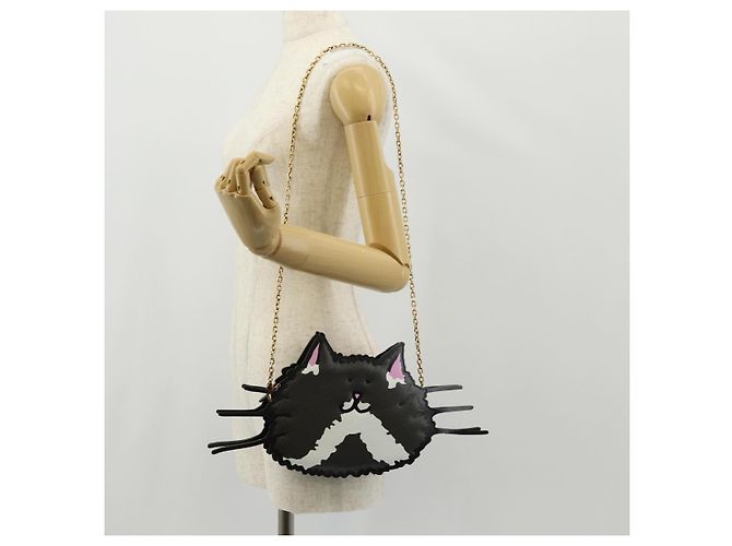 LOUIS VUITTON Pochette a Spalla Cat Face in Epi Grigio LV Auth 142442SAM Marrone - vista 23