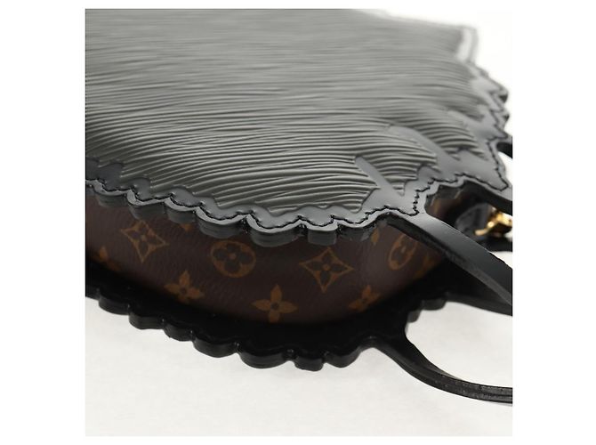 LOUIS VUITTON Pochette a spalla Cat Face in Epi grigio LV Auth 143170SAM Marrone - vista 18