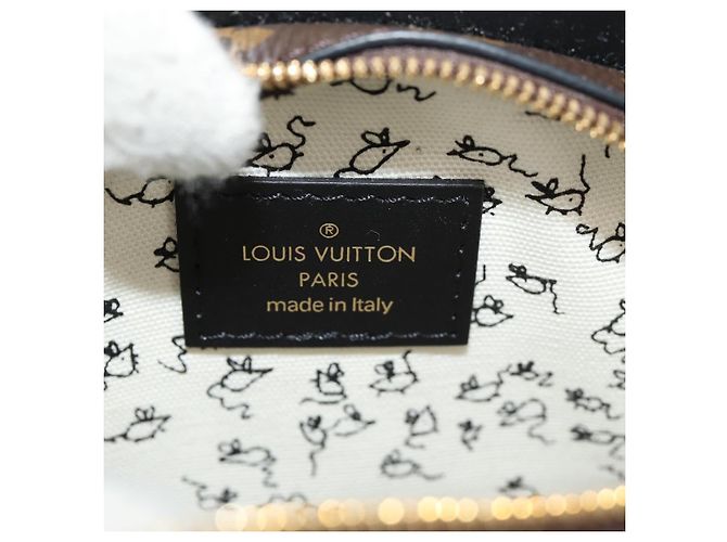 LOUIS VUITTON Pochette a spalla Cat Face in Epi grigio LV Auth 143170SAM Marrone - vista 21