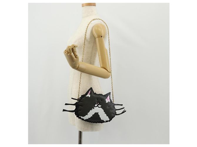 LOUIS VUITTON Pochette a spalla Cat Face in Epi grigio LV Auth 143170SAM Marrone - vista 24