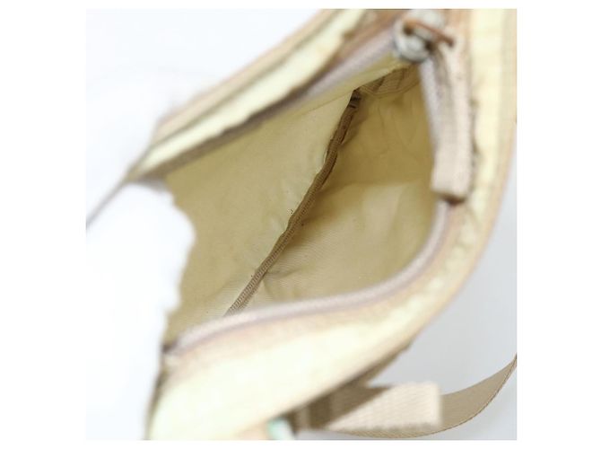 Borsa a Spalla PRADA Nylon Beige Argento Autentica LNZ604 - Ansicht 11