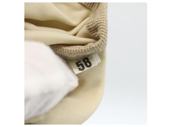 Borsa a Spalla PRADA Nylon Beige Argento Autentica LNZ604 - Ansicht 12