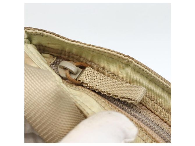 Borsa a Spalla PRADA Nylon Beige Argento Autentica LNZ604 - Ansicht 18