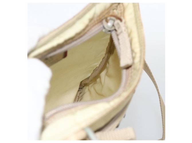 Borsa a Spalla PRADA Nylon Beige Argento Autentica LNZ604 - Ansicht 20