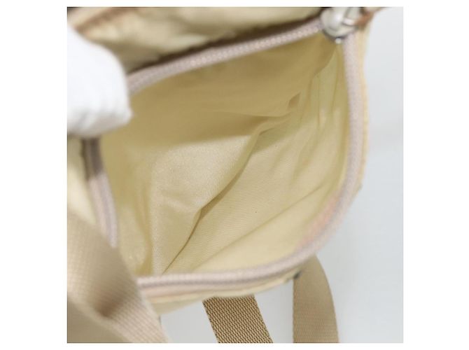 Borsa a Spalla PRADA Nylon Beige Argento Autentica LNZ604 - Ansicht 22