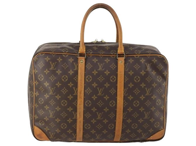 LOUIS VUITTON Borsa Boston Monogram Sirius 45 M41408 LV Auth ARZ454 Monogramma - vista 2