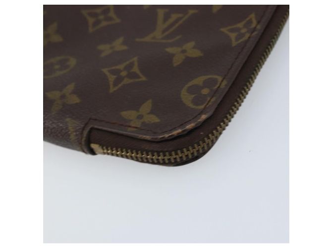 LOUIS VUITTON Clutch Documenti Posh Monogram M53456 LV Auth BA11566 Monogramma - vista 14