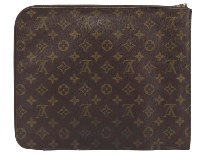 LOUIS VUITTON Clutch Documenti Posh Monogram M53456 LV Auth BA11566 Monogramma - vista 2