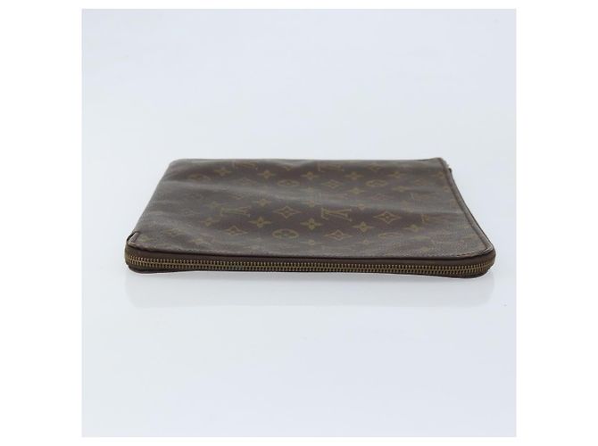 LOUIS VUITTON Clutch Documenti Posh Monogram M53456 LV Auth BA11566 Monogramma - vista 3