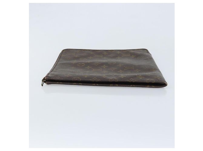 LOUIS VUITTON Clutch Documenti Posh Monogram M53456 LV Auth BA11566 Monogramma - vista 4