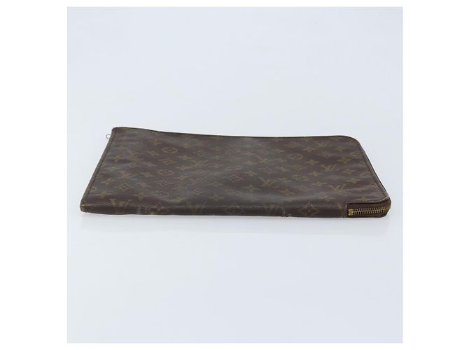 LOUIS VUITTON Clutch Documenti Posh Monogram M53456 LV Auth BA11566 Monogramma - vista 6