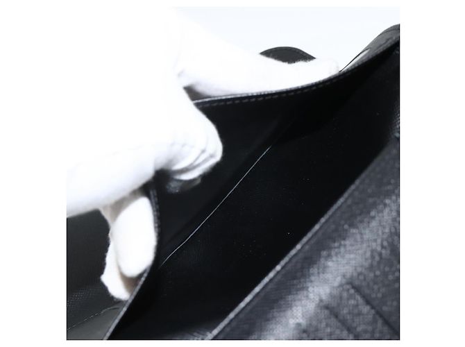 LOUIS VUITTON Epi Cartera Eugenie Long Wallet Negra M63882 LV Auth bs34189 Negro - vista 10
