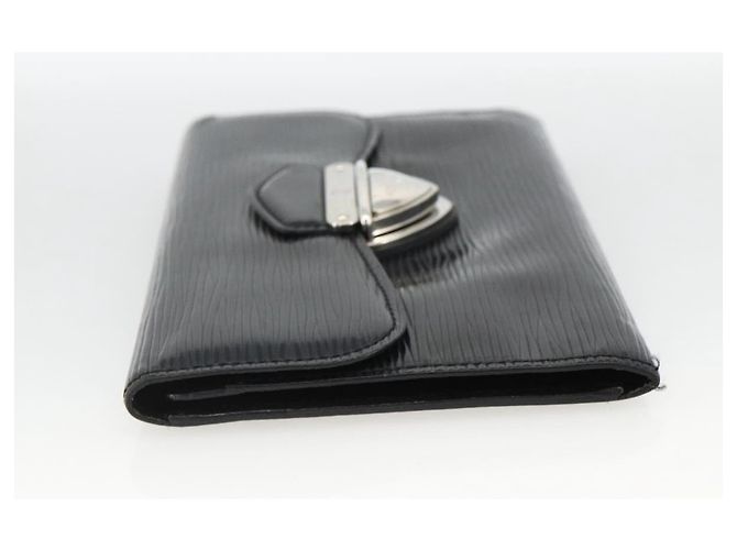 LOUIS VUITTON Epi Cartera Eugenie Long Wallet Negra M63882 LV Auth bs34189 Negro - vista 3