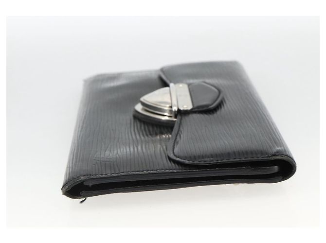 LOUIS VUITTON Epi Cartera Eugenie Long Wallet Negra M63882 LV Auth bs34189 Negro - vista 4