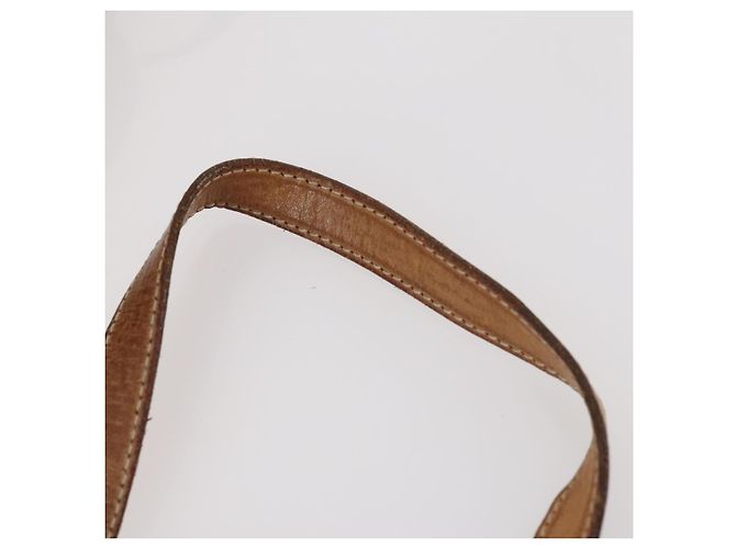 Céline Borsa a Spalla in Tela Macadam CELINE in Pelle PVC 2 Pezzi Marrone Auth bs33753 - vista 14
